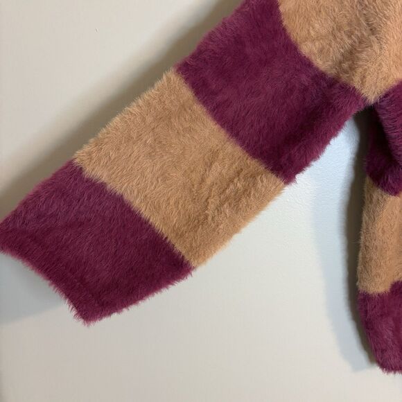 NWT Moon River Anthropologie Womens M Striped Oversized Sweater cozy - Picture 6 of 12